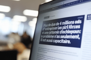 Plus de 4 millions d'entreprises et une centaine de plateformes: le risque du goulot: Le problème n'est pas seulement technique, il est aussi capacitaire. Selon GPO Magazine, plus de 4 millions d'entreprises doivent passer à la facturation électronique avant l'échéance du 1er septembre - illustration