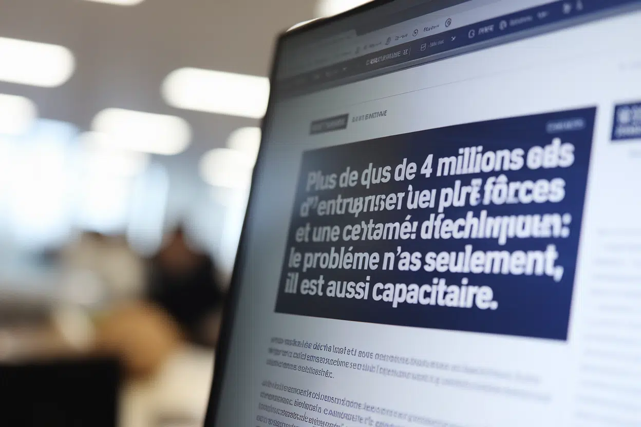 Plus de 4 millions d'entreprises et une centaine de plateformes: le risque du goulot