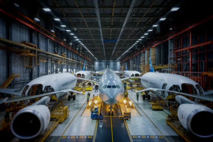 Airbus vise 1 200 appareils par an en 2030, Boeing relance ses chaînes d'assemblage